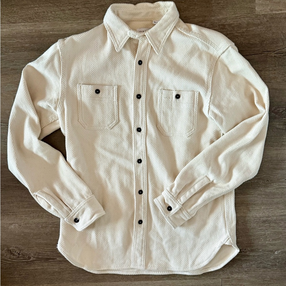 Gustin Monster Sashiko Workshirt - large slim